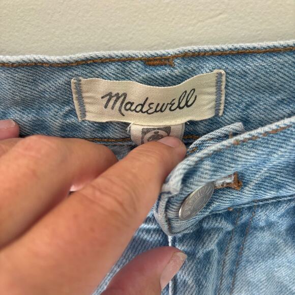 Madewell Superwide-Leg Jeans Light Wash Relaxed Size 27 - Picture 3 of 7